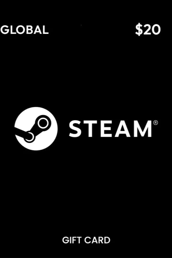 Подарочная карта Steam 20 USD (Global) — Код активации