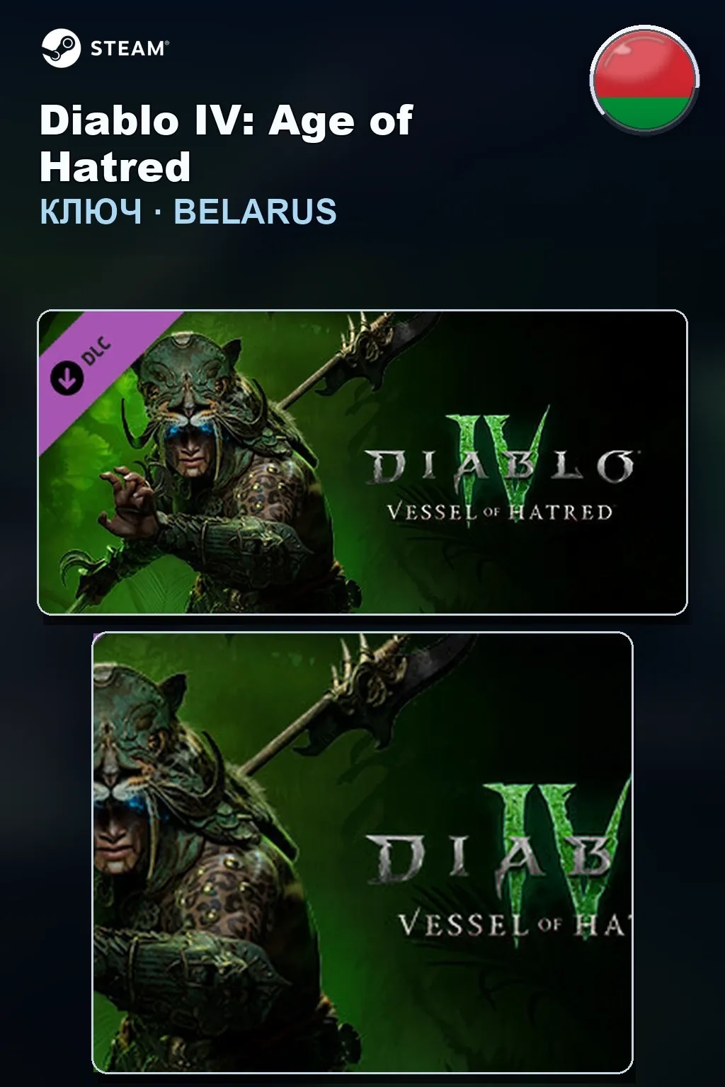 Diablo IV: Age of Hatred — Беларусь