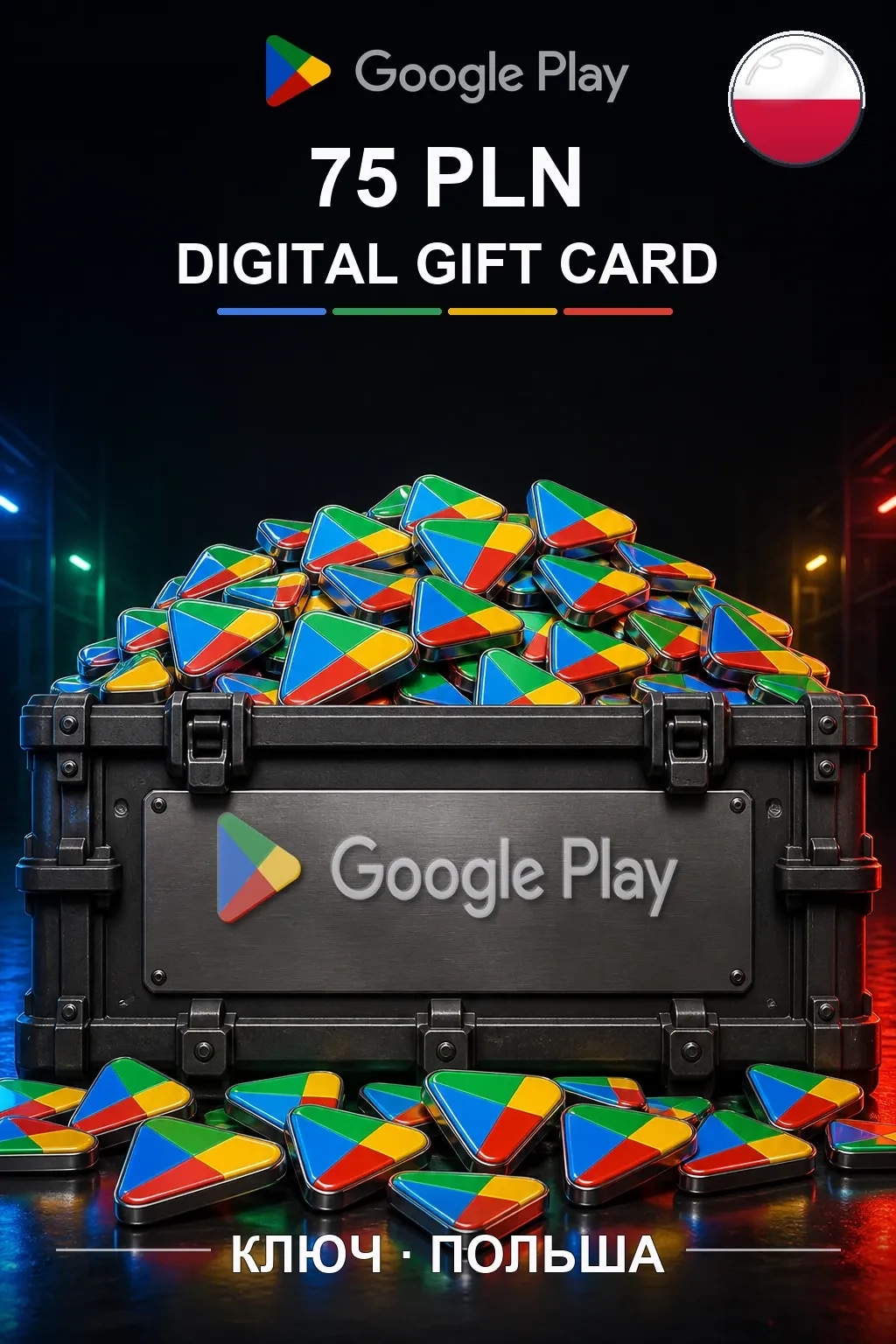 PL 75 PLN - Google Play подарочная карта
